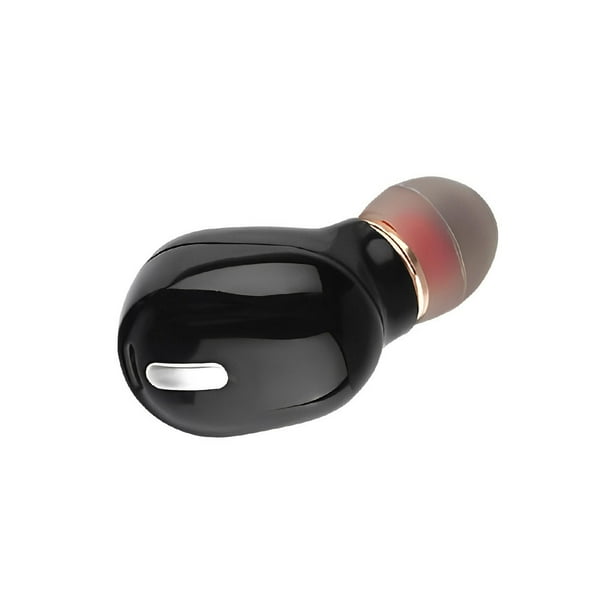 Seitruly 1 pieza ABS auricular elegante Color sólido HiFi 5,0 Control táctil USB carga auricular regalo de cumpleaños Cables de audio/vídeo Negro