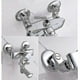 thumbnail image 3 of 2-Pack Adjustable Bathtub Faucet Adapter, 25mm & 20mm Swing Arm Mixer Tap for Shower and Bathroom Use, 3 of 4