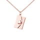 thumbnail image 3 of Collar con colgante de corazón y carta de amor, accesorios de moda elegantes Oro rosa, 3 of 9