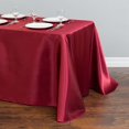 thumbnail image 2 of Mantel Ticfox de 145 x 320 cm color rojo vino, para hogar, hotel, banquete, fiesta, decoración, 2 of 10