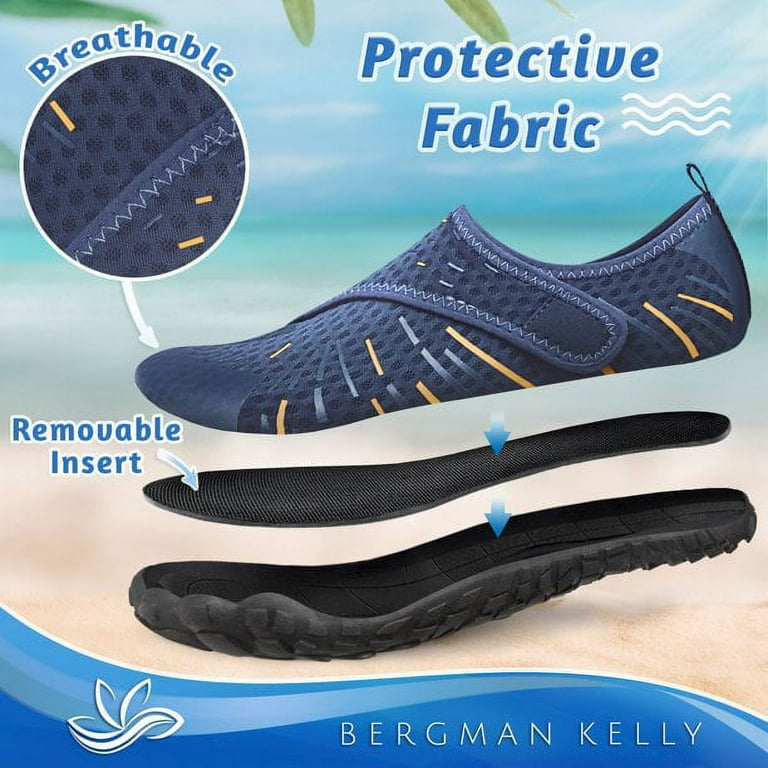 Bergman Kelly Kids Water Shoes Size 12 5 Boys Girls Athletic Water Socks for Beach Pool Surf Sand Hiking Camping Boating US Casual Shoes