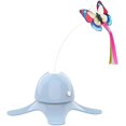 thumbnail image 1 of Juguetes de mariposa para gatos, juguetes de mariposa interactivos giratorios de 360 ° juguetes de gato deportivos azules interesantes juguetes de gato Zefei Wu  9024735017905, 1 of 5