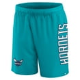 thumbnail image 2 of Men's Fanatics Teal Charlotte Hornets Post Up Mesh Shorts, 2 of 3
