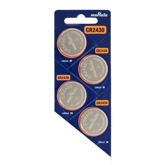 4 x MuRata - CR2430 3V Lithium button Cell Battery