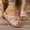 Pink, variant on Slides Shoes,Slides Women,Platform,Cutout,Beach,Casual,Green,5.5