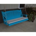 thumbnail image 4 of Yellow Pine Fan Back Style Porch Swing, 4 of 8