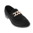 thumbnail image 4 of Mocasín Becky color negro con detalle de cadena y hebilla snake 23.0 Dorothy Gaynor Mocasín Becky color negro con detalle de cadena y hebilla snake 23.0, 4 of 6