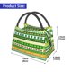 thumbnail image 2 of Fotbe St. Patrick's day in green colors Bolsa Térmica Portátil con Estampado, Bolsa de Entrega de Alimentos Aislada, Bolsa Reutilizable de Gran Capacidad para Comidas y Supermercado, 2 of 6