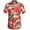 Red, variant on Mens Santa Claus Party Tropical Ugly Hawaiian Christmas Shirts