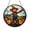 Acrylic 10 Inch, variant on Decorative Scarecrow Pumpkin Patch Stained Glass Style Suncatcher Window Hanging, Autumn Glass Panel Art Window Ornament Seasonal Decor
