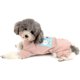 thumbnail image 5 of Sudadera y chaqueta acogedoras para cachorros con estampado divertido de dibujos animados Mono adorable a rayas para mascotas para perros pequeños, 5 of 5