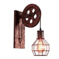 thumbnail image 2 of Lámpara de pared rústica Yinane decoración vintage iluminación de farol de hierro industrial luces de pared, 2 of 8