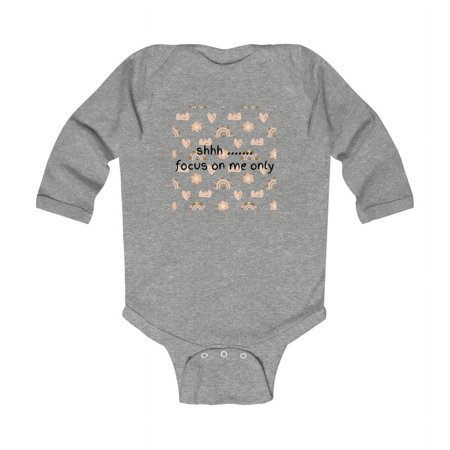 

The Kawaiiverse Baby Talk Infant Baby unisex Boy & Girl Long Sleeve Bodysuit