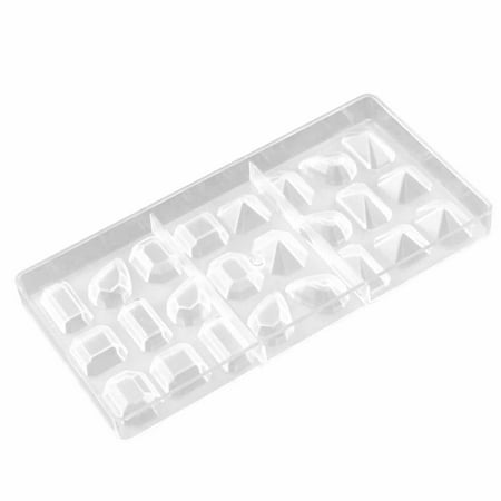 

Trayknick Chocolate Mold Exquisite Non-stick Heat-resistant 24 Cavities Diamond Shaped Cookie Tray Mould for Kitchen