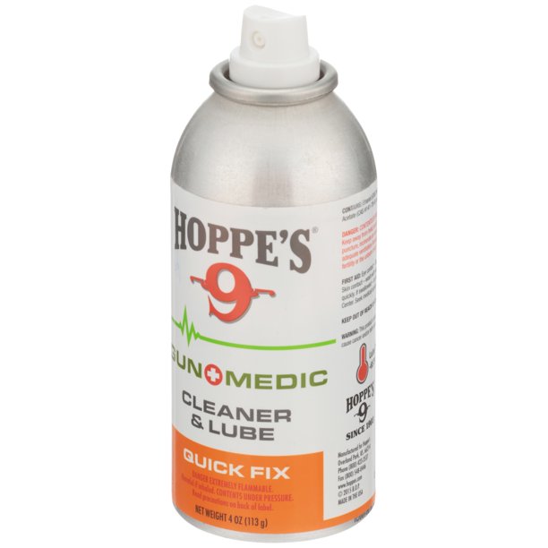 Hoppe's Gun Medic Cleaner and Lube 4 oz Aerosol Quick Fix for