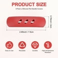 thumbnail image 3 of 8-Pack Silicone Assist Handle Holder Grip, Heat Resistant Non-Slip Pot Grip Handle Sleeve for Frying Cast Iron Skillet [Red], 3 of 6