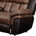 thumbnail image 4 of Benjara 7 Piece Microfiber Sectional Sofa with 3 Reclining Seat, Brown, 4 of 5