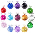 thumbnail image 4 of Sun Shine Catcher 20pcs Multicolor Crystal Ball 0.8"/20mm Prism Rainbow Pendants Maker, Hanging Crystals Prisms for Windows, for Feng Shui, for Gift, 4 of 4
