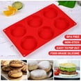 thumbnail image 2 of Muffin Top Pan, Silicone Egg Molds for Breakfast Sandwiches 3" Round Silicone Egg Pan for Baking English muffins, Whoopie Pies, Corn Bread, Egg bites, Tarts 3 Pack, 2 of 7