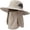 Beige, variant on Wide Brim Sun Hat with Detachable Face & Neck Cover, UV Protection for Outdoor Hiking Fishing,Colour as Pictured
