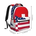 thumbnail image 2 of Easygdp USA Switzerland Mochila Ergonómica Versátil para Laptop - Múltiples Bolsillos, Correas Ajustables, Unisex para Escuela, Viajes y Actividades al Aire Libre-One Size, 2 of 5