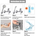 thumbnail image 4 of Anal Douches, Shower Douche Shower Enema Shower Cleaner Enema Douche System Handheld Water Shower Nozzle Anal Rinse Cleaning Kit for Men Women with 59 Inch Shower Hose & Flow Regulator, 4 of 9