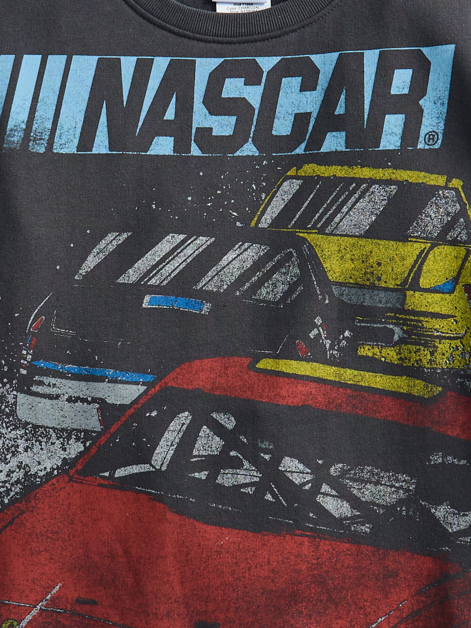 NASCAR Boys Graphic Print Fleece Sweatshirt, Sizes XS 4/5-XL 14/16