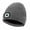 Grey, variant on Wharick Knitting Beanie Hat for Winter, Unisex LED Light Hat Fleece Lining Beanie Hat for Outdoor Ridding Night Running Fishing