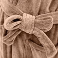 thumbnail image 4 of FchengtaiS Women Fleece Robe Short Cozy Plush Robes for Womens Soft Shawl Collar Warm Spa Bathrobe Loungewear with Pockets, 4 of 7