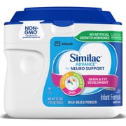 Similac Advance Infant Formula with Iron, 6 Count, Powder, 1.45-Pound Tub
