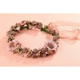 thumbnail image 6 of Bridal Flower Garland Ksopiavobs Headband Flower Crown Hair Wreath Halo Adjustable Ribbon Wedding Festivals Red Bean Paste, 6 of 7