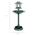 Best Choice Products Solar Outdoor Bird Bath Pedestal Fountain Garden