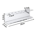 thumbnail image 3 of Clear Acrylic Wall Mount 6 Slots Marker Holder , Black, 3 of 4