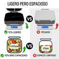 thumbnail image 4 of Primlect Bento Caja, Juego de 3 Compartimentos para Almuerzo Infantil, con Frasco de Comida Aislado a Prueba de Fugas, Negro, 4 of 6