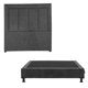 thumbnail image 2 of Box Base Cama Matrimonial+Cabecera Davos Gris Carbon+Almohada 2Pack+Protector Cloud+Sabanas Softy+Edredon Homy, 2 of 8