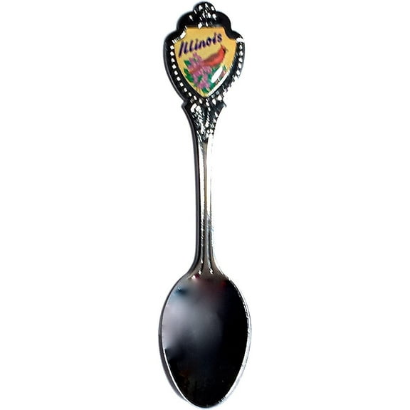 Illinois State Souvenir Collectible Mini Spoon 3" lpco