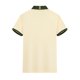 thumbnail image 4 of Mens Casual Manga Corta Botón Abajo Camisas de Color Sólido Botón Turndown Cuello Blusa Camisa, Poliéster, 4 of 5