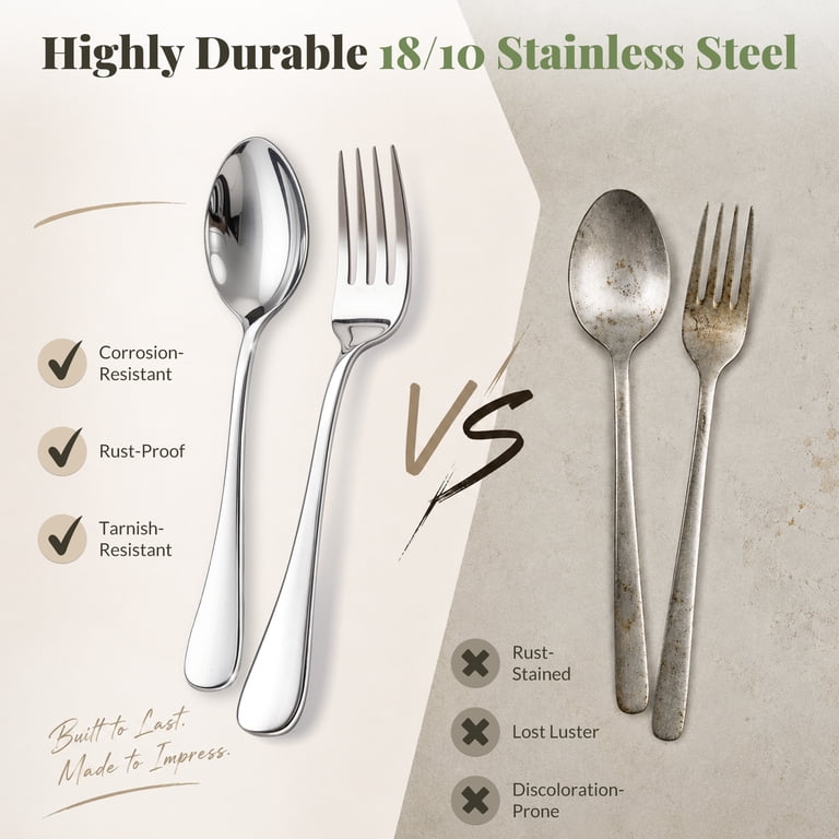 Astercook 24-Piece Stainless Steel Dinner Forks photo 6