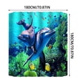 thumbnail image 3 of Halloween Decorations Outdoor Shower Curtain 70x70 Inch With 12 Plastic Hooks Waterproof Shower Curtain Bathroom Heavy Side Shower Curtain Machine Washable Quick Dry, 3 of 8
