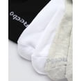 thumbnail image 2 of Calcetines Reebok Quarter Cut para mujer, paquete de 6, tallas 4-10, negro/bronceado/blanco, 2 of 7
