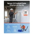 thumbnail image 2 of Airless Paint Sprayer 1500W 3300PSI - High Pressure Electric Spray Machine with Brush, Hose & Nozzles for Apartments & Buildings, 2 of 9