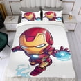 thumbnail image 4 of Iron Man Themed Bed Sheet Set Three Piece Set 53x79 Inches Comfortable And Skin Friendly Unique Design Creating A Star Studded Night, 4 of 6