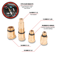 thumbnail image 3 of Wilmar Corp. / Performance Tool Compression Tester Spark Plug, 3 of 4