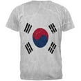 thumbnail image 2 of Distressed South Korean Flag All Over Mens T Shirt, 2 of 2