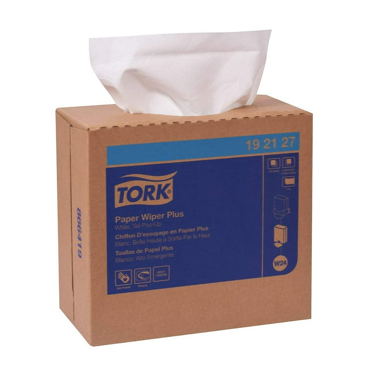 Tork 192127 Wiper Plus 100 Sheets Per Case Paper Towels with