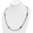 thumbnail image 4 of Stainless Steel Polished Brown Ip-Plated 24In Necklace (24 X 7) Made In China srn352-24, 4 of 5