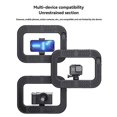 thumbnail image 1 of Three-Color Dimming with Desktop Tripod Cage Selfie Light Bluetooth Selfie Reverse Charging, 1 of 4