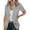 Light Gray, variant on MAWCLOS Women Business Jackets Button Blazers Solid Color Cardigan Jacket Casual Autumn Plain Coat Black 2XL