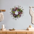 thumbnail image 4 of Nearly Natural Polyester Veranda Garden Artificial Wreath, 20" (Assorted Colors), 4 of 4