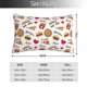 thumbnail image 2 of Balery Fast Food Funda de Cojín Estampada, Regalos para Mujeres, Regalos de Amor para Ella, Regalos para Novia o Esposa, Funda de Almohada-16"x24", 2 of 6